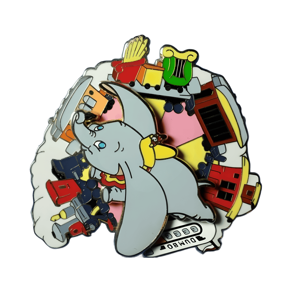 Dumbo with Casey Junior Spinner Disney pin