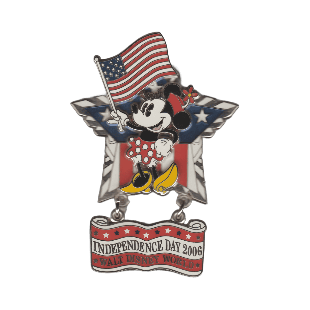 Minnie Mouse American Star Disney pin