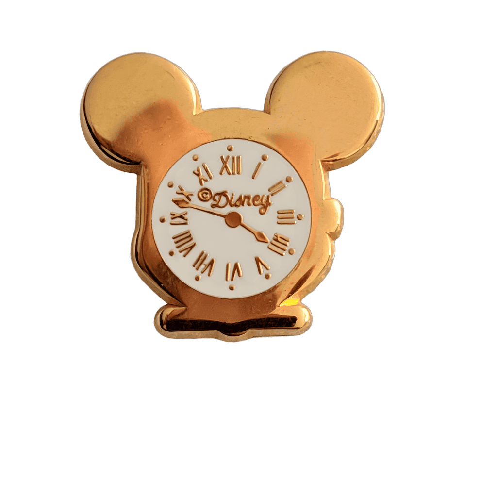Mickey Clock (White) Disney pin