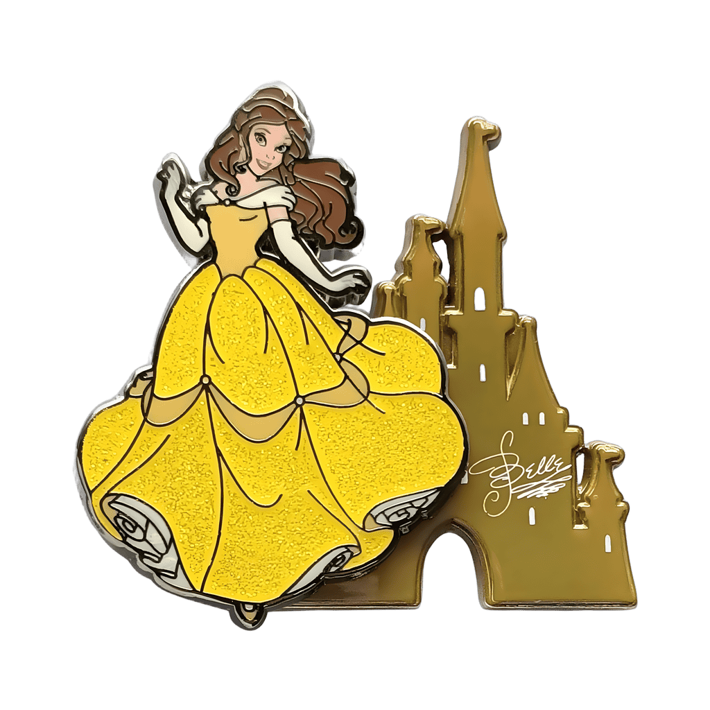 Princess Belle with Castle Disney pin