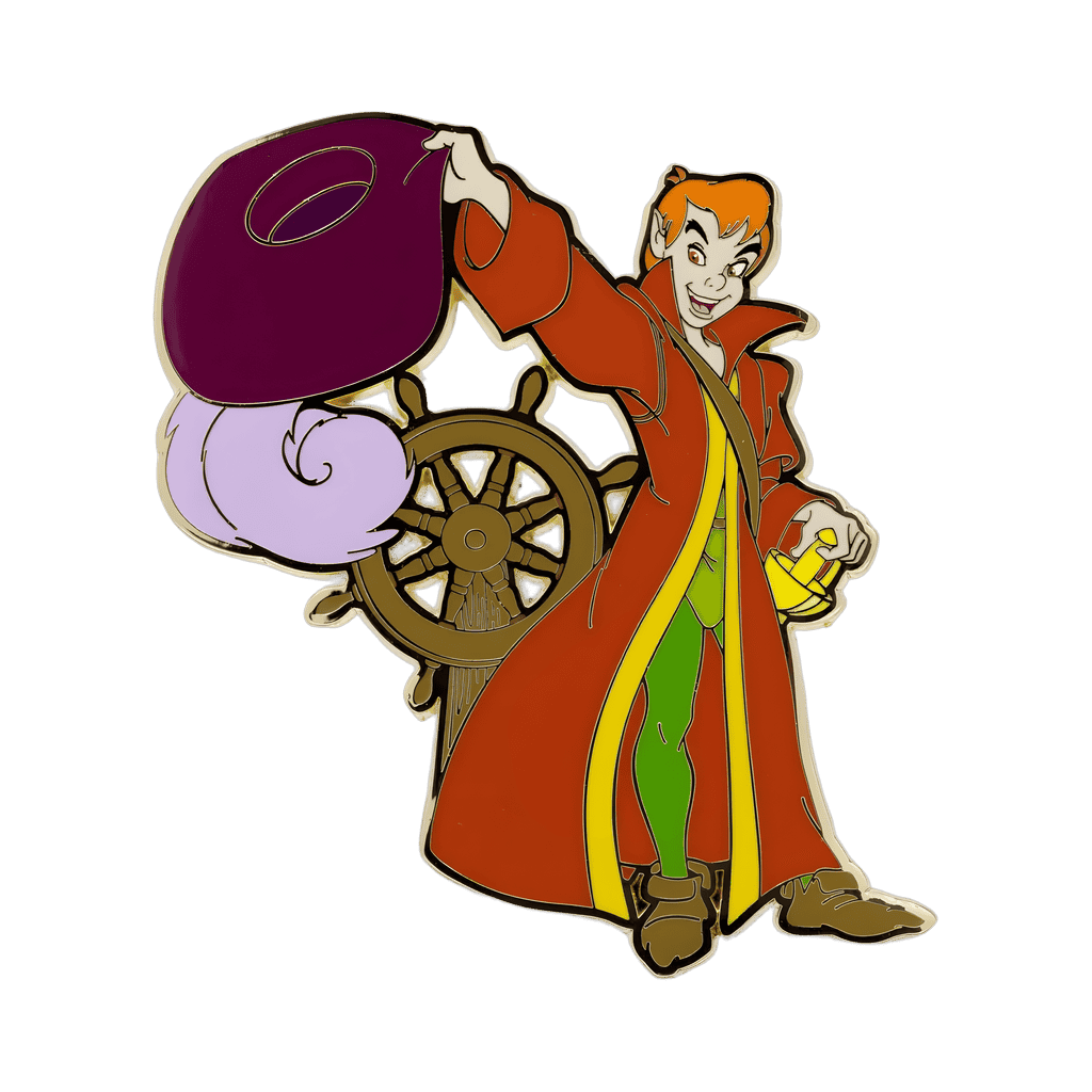 Peter Pan dressed as Captain Hook Disney pin