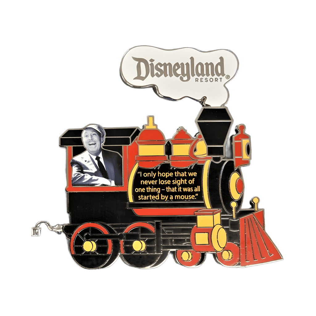 Walt Driving Train Disney pin