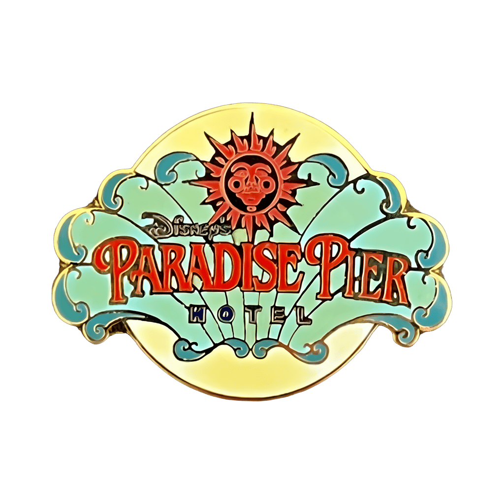 Paradise Pier Hotel Logo (Undated Version) Disney pin