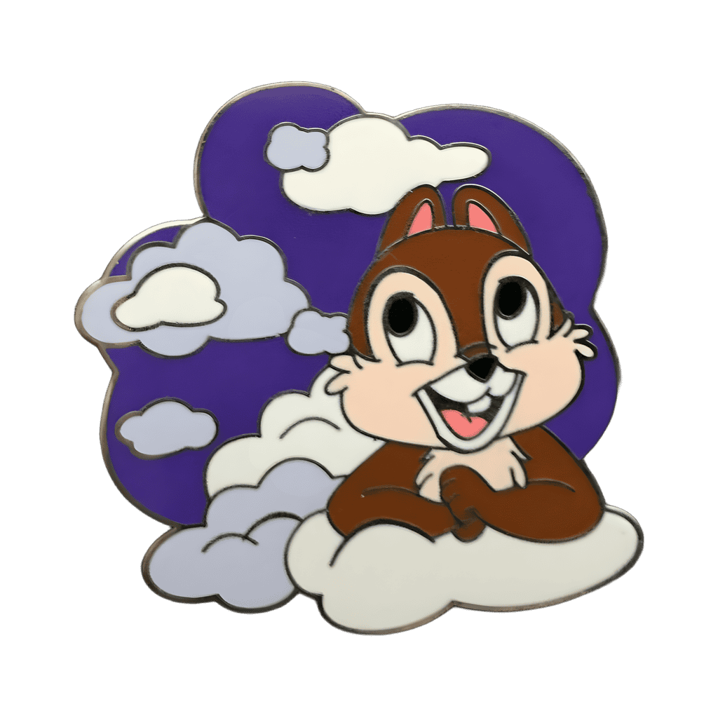Chip in Clouds Disney pin