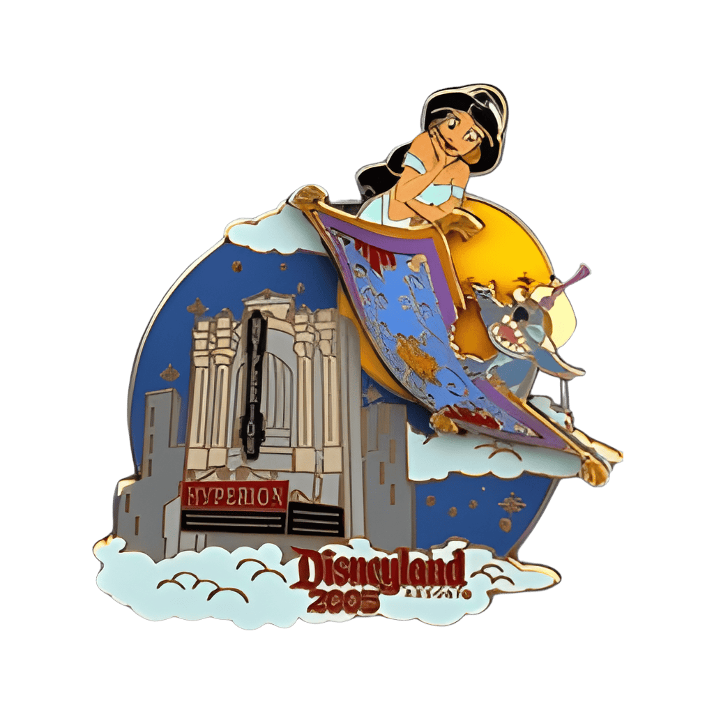 Jasmine & Stitch - Hyperion Theater Disney pin