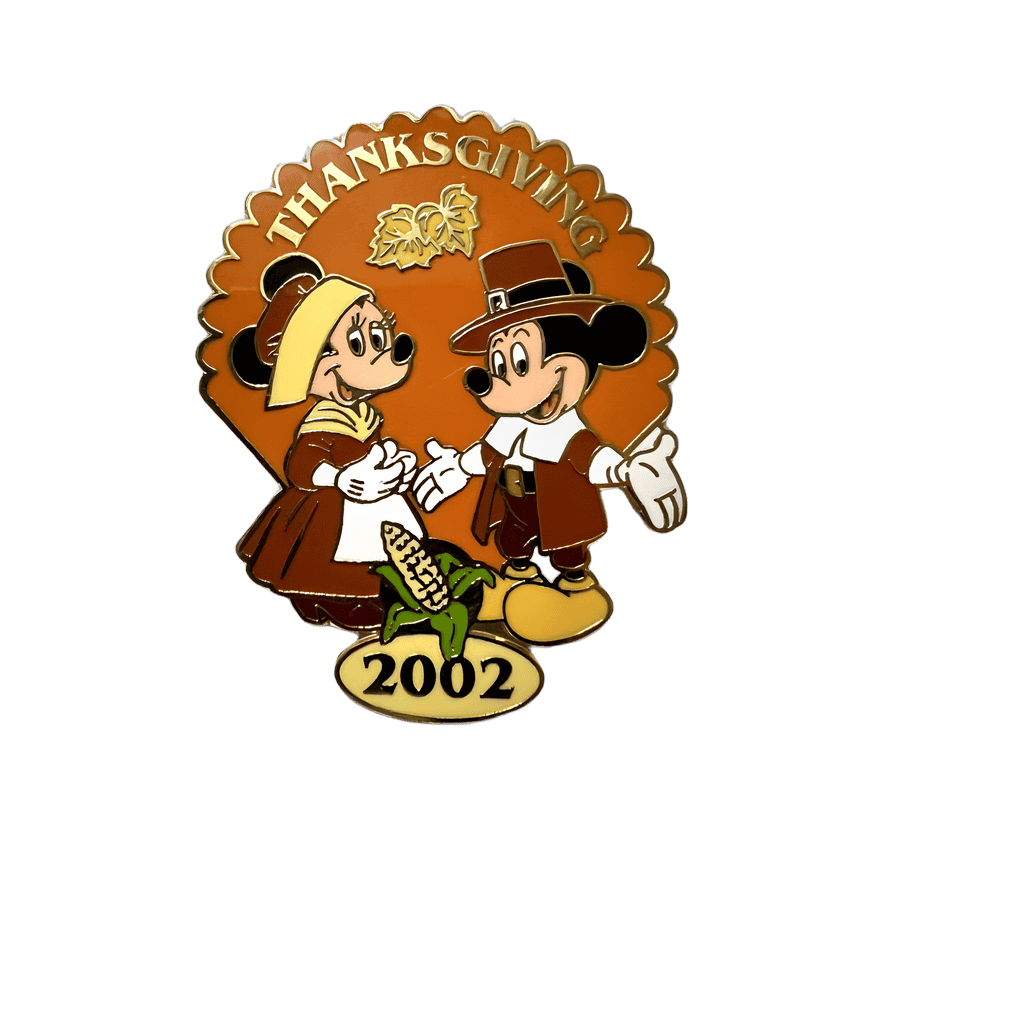 Thanksgiving 2002 - Pilgrim Mickey & Minnie Disney pin