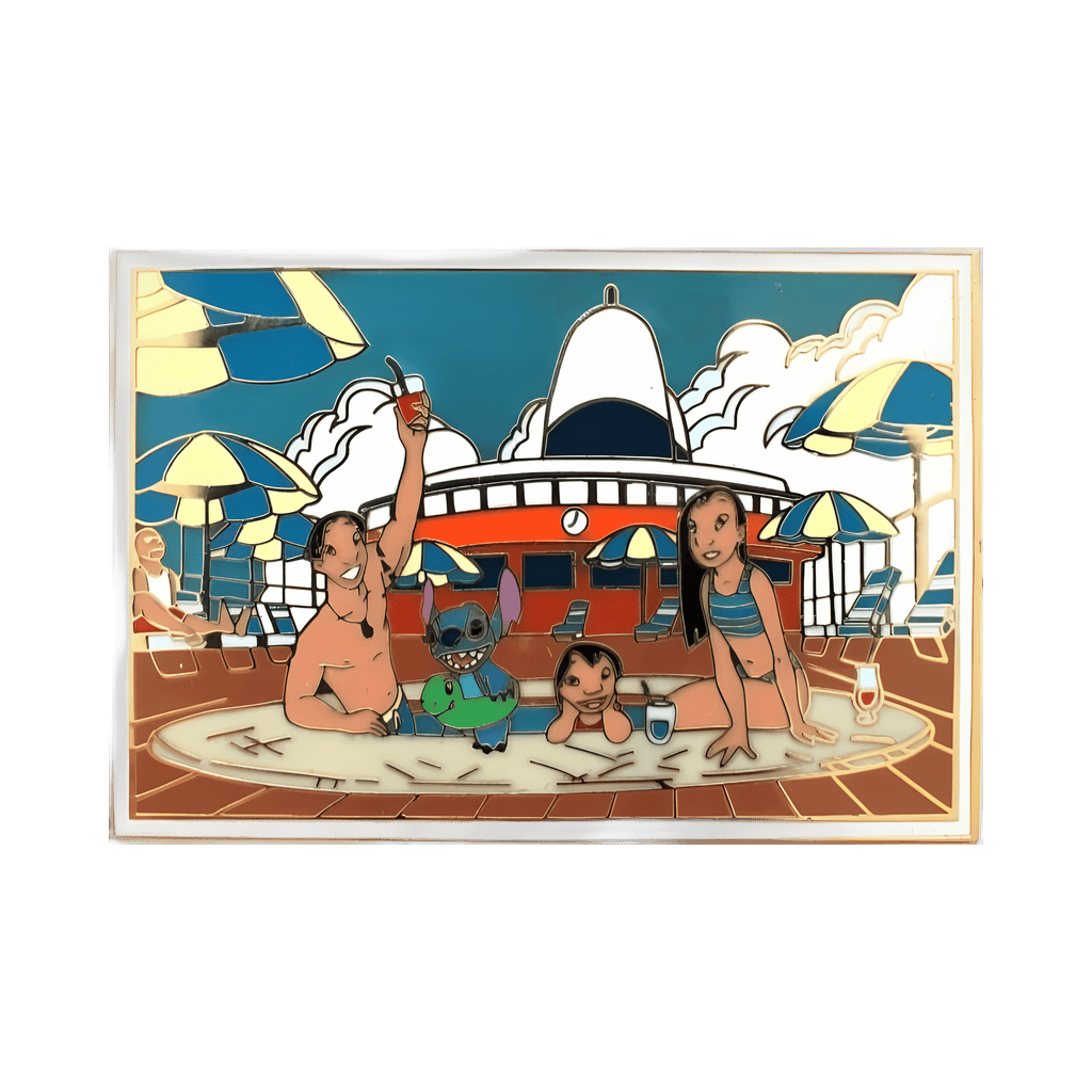 Stitch - Post card #1 - Cruise Control Disney pin