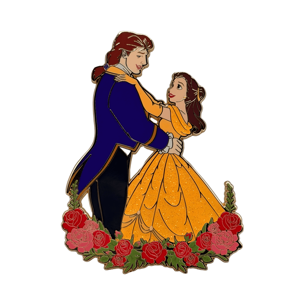 Belle and Prince Adam Disney pin