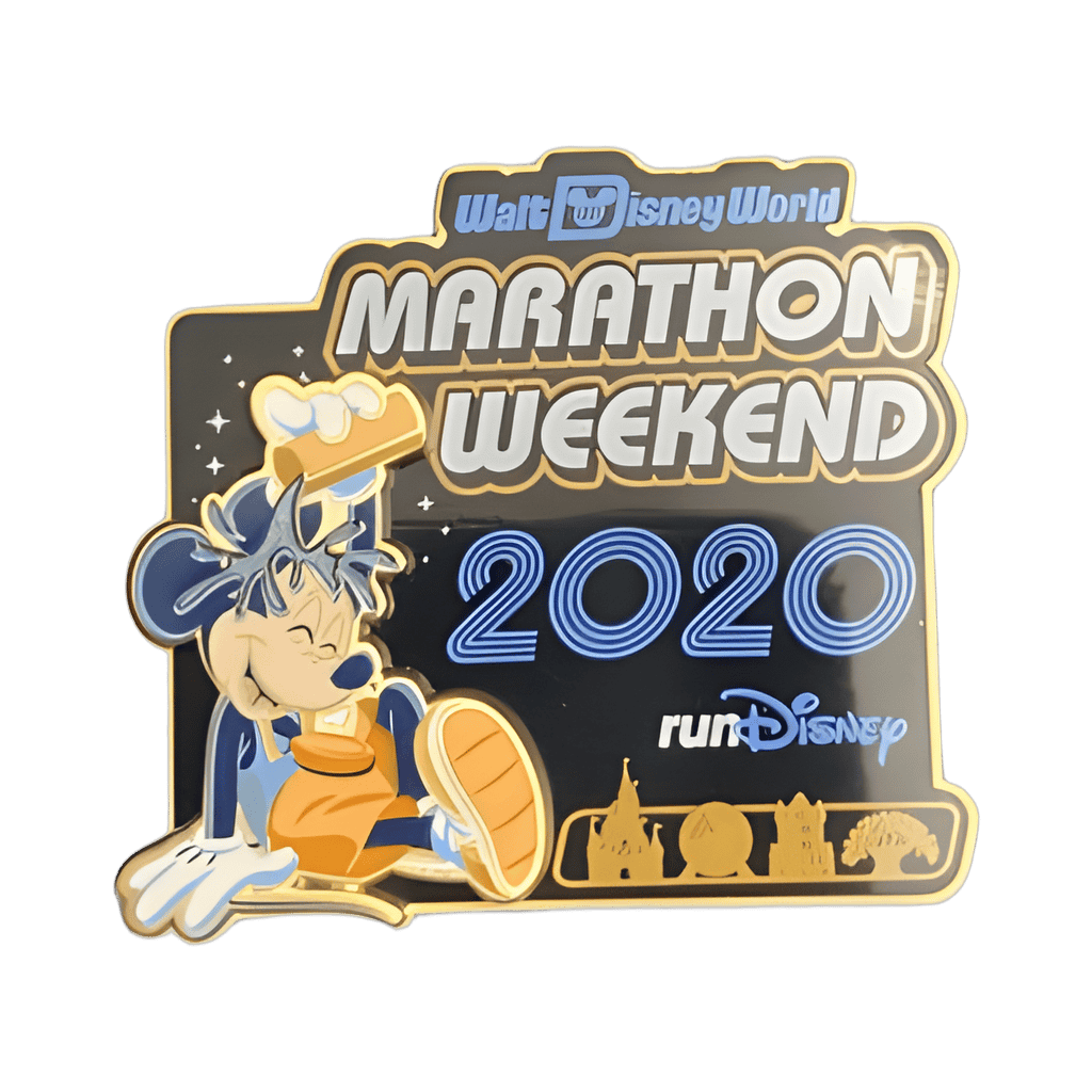 Sitting Mickey Marathon Weekend Logo Disney pin