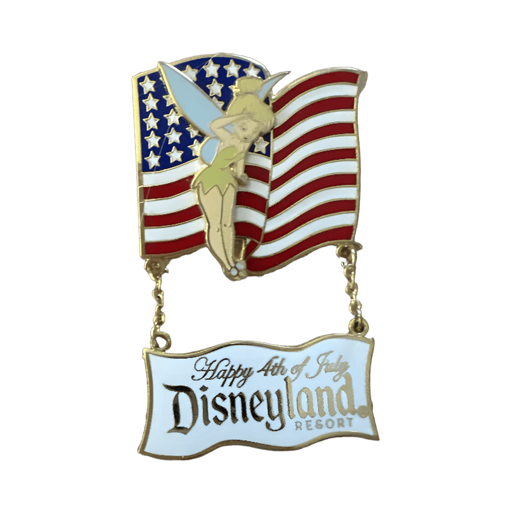 Disneyland Tinkerbell Happy 4th of July Disney pin
