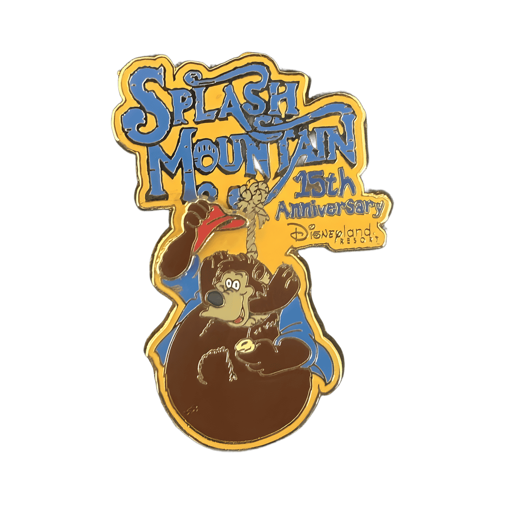 Splash Mountain 15th Anniversary Brer Bear Disney pin