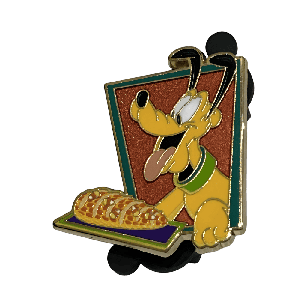 Treats Mystery Collection — Pluto with Corn Cake Disney pin