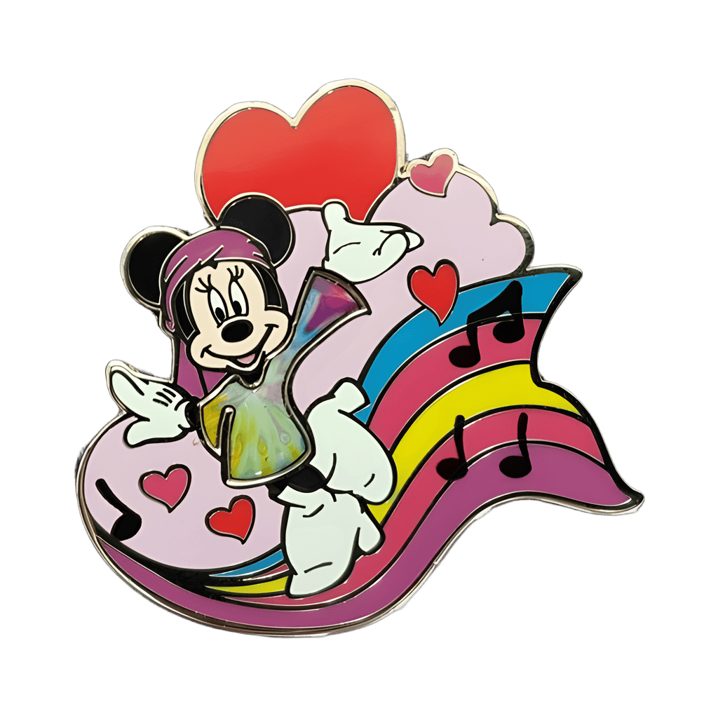 Hippie Minnie on Rainbow Disney pin