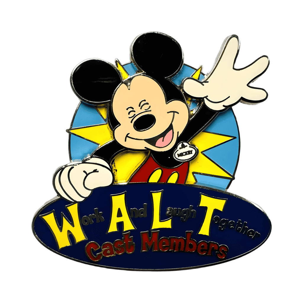Mickey - W.A.L.T. - Work and Laugh Together Disney pin