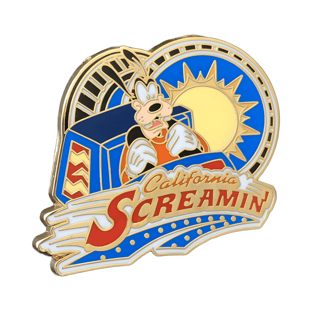 Goofy on the California Screamin' Disney pin