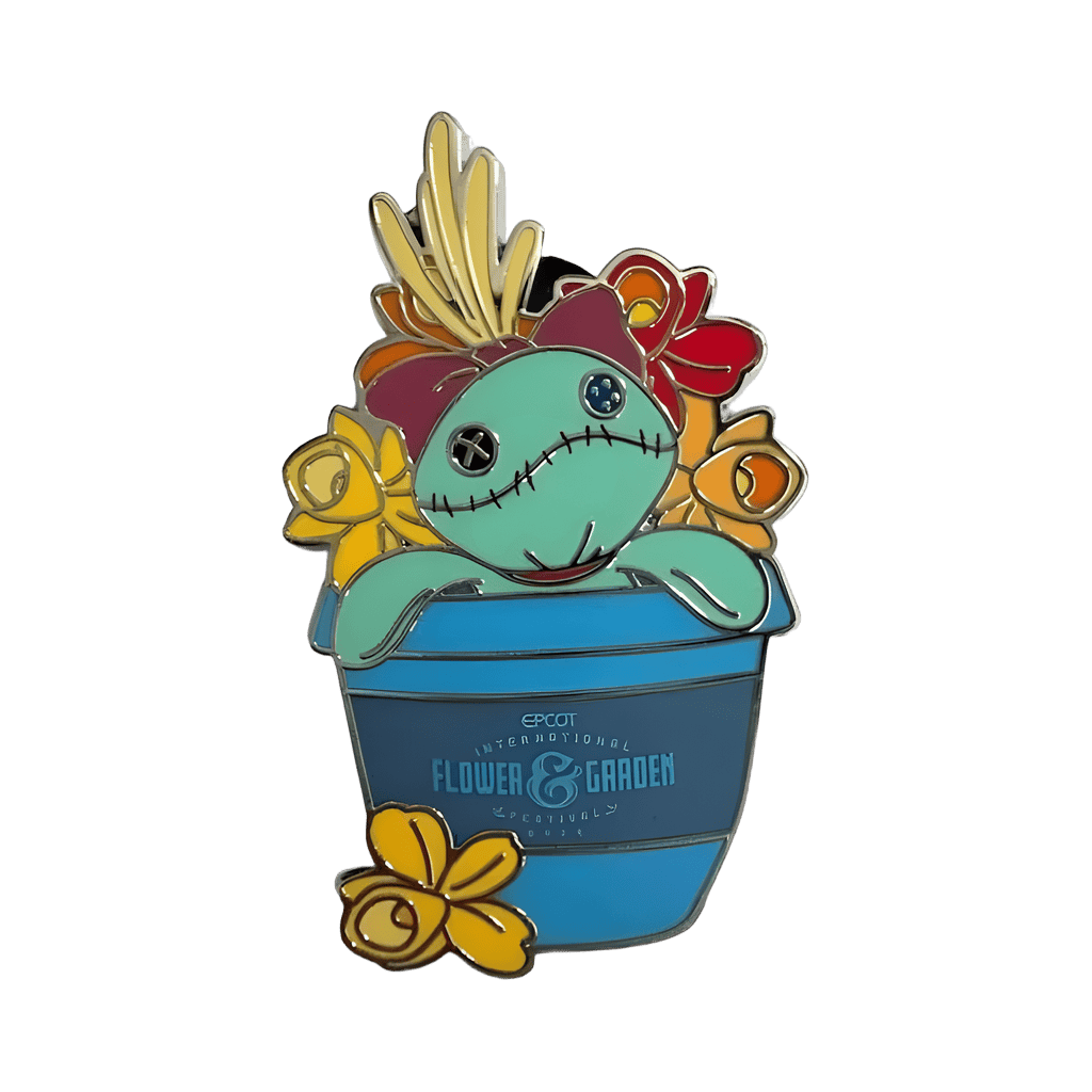 Scrump in Flower Pot Disney pin