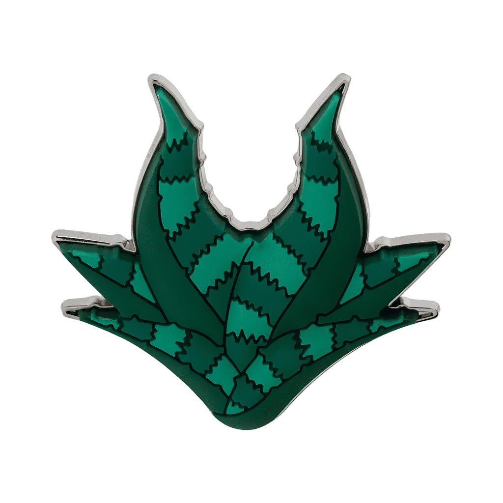 Maleficent Succulent Disney pin