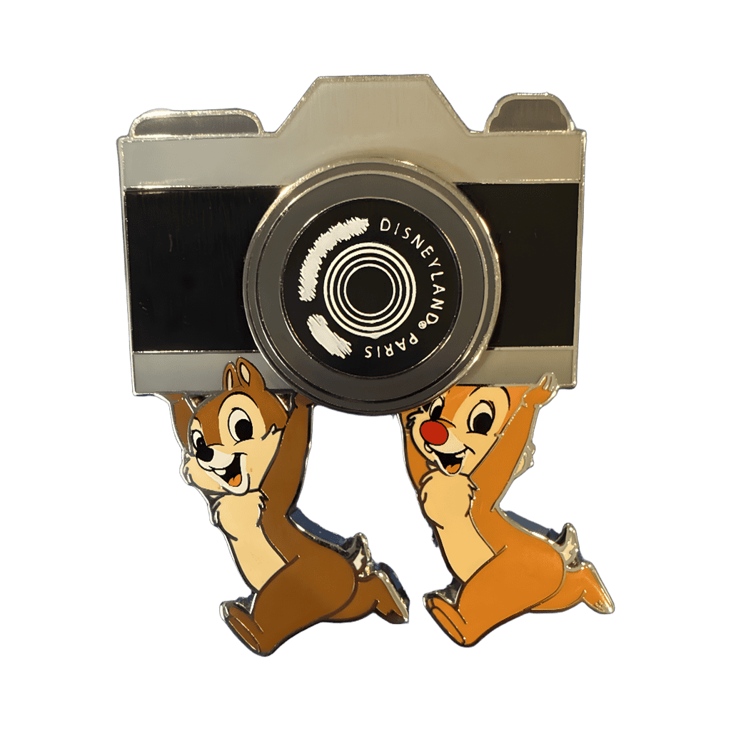 Chip & Dale Carrying Camera Disney pin