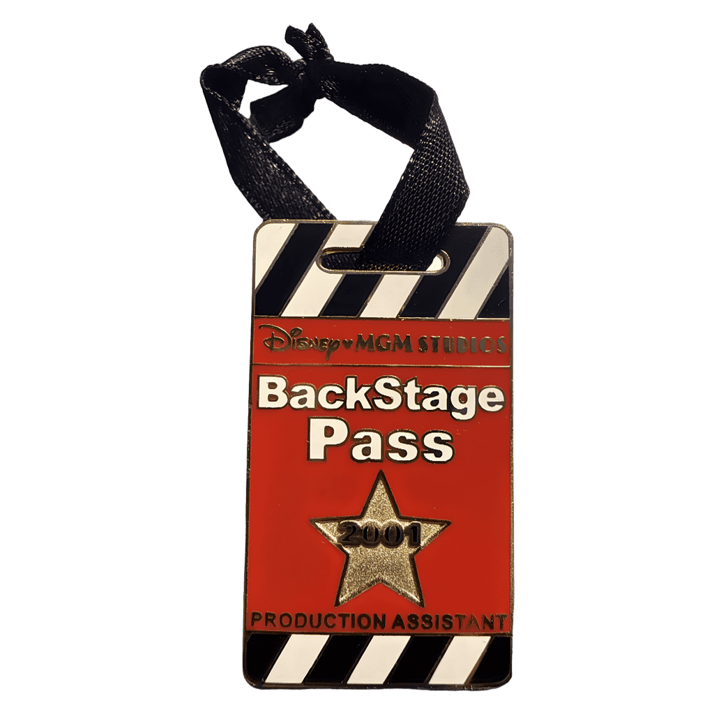 MGM Studios 2001 Backstage Pass Disney pin