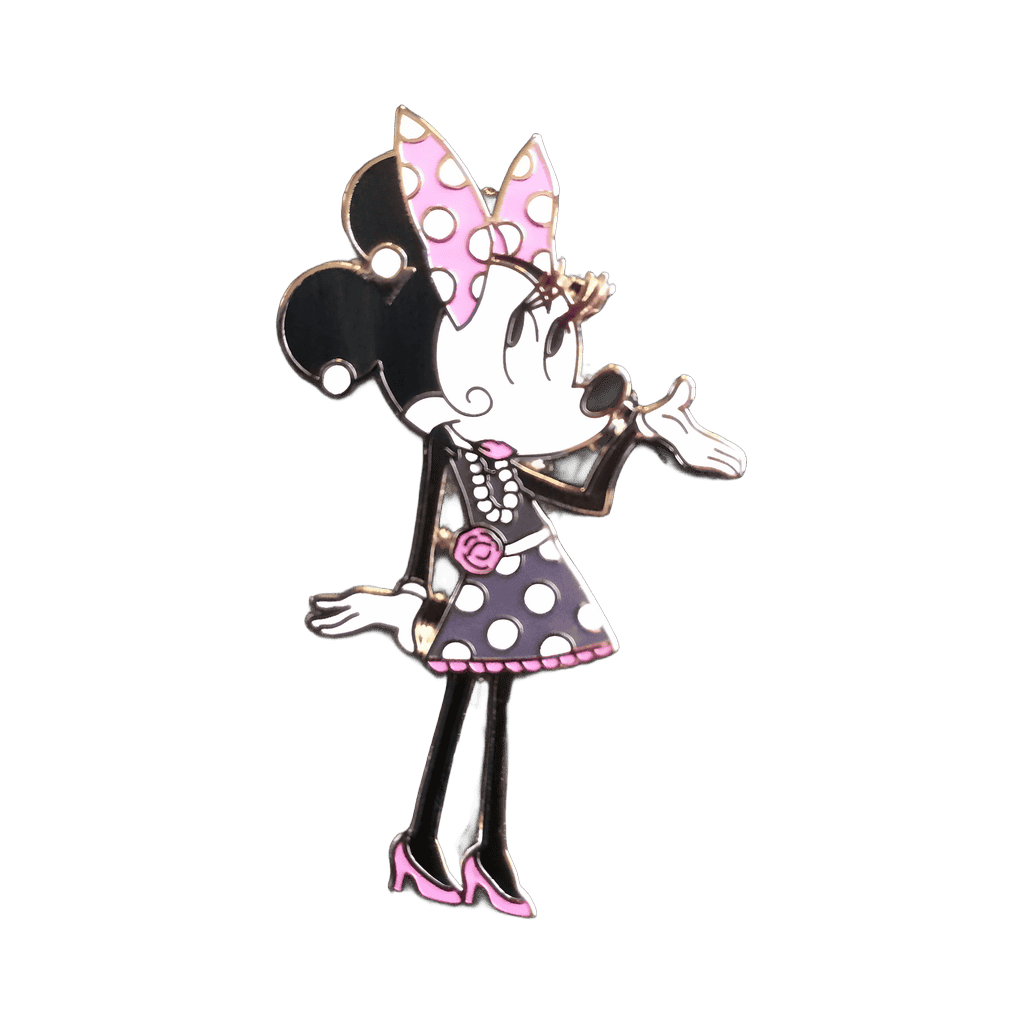 Minnie Pink Polka Dot Bow Disney pin