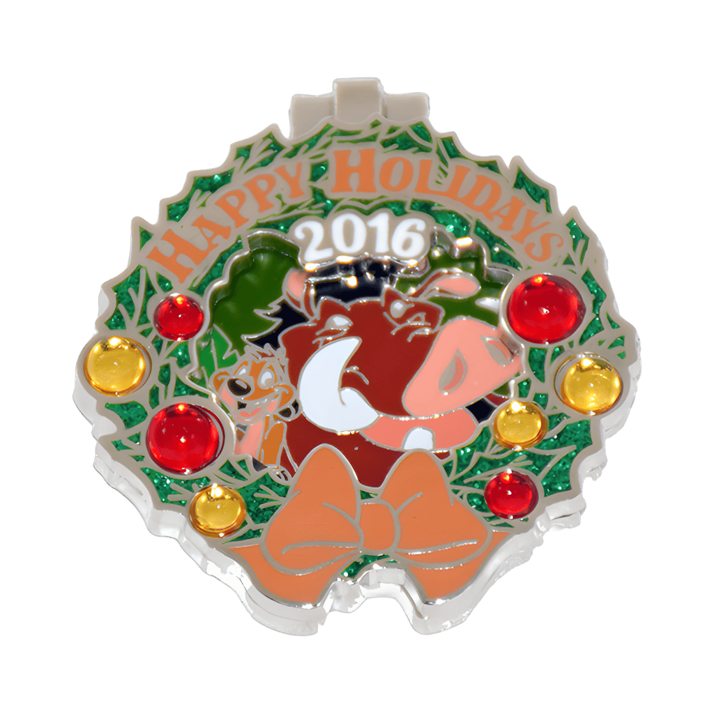 Animal Kingdom Lodge Jeweled Wreath Disney pin