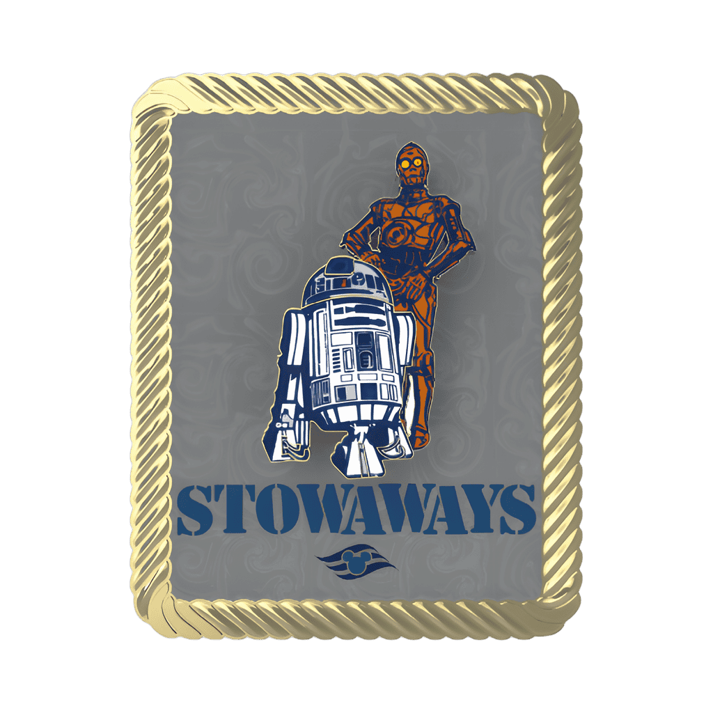 R2-D2 & C-3P0 Stowaways Disney pin