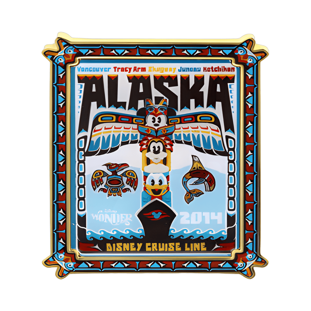 2014 Alaska Cruise - Mickey, Goofy, Donald Disney pin