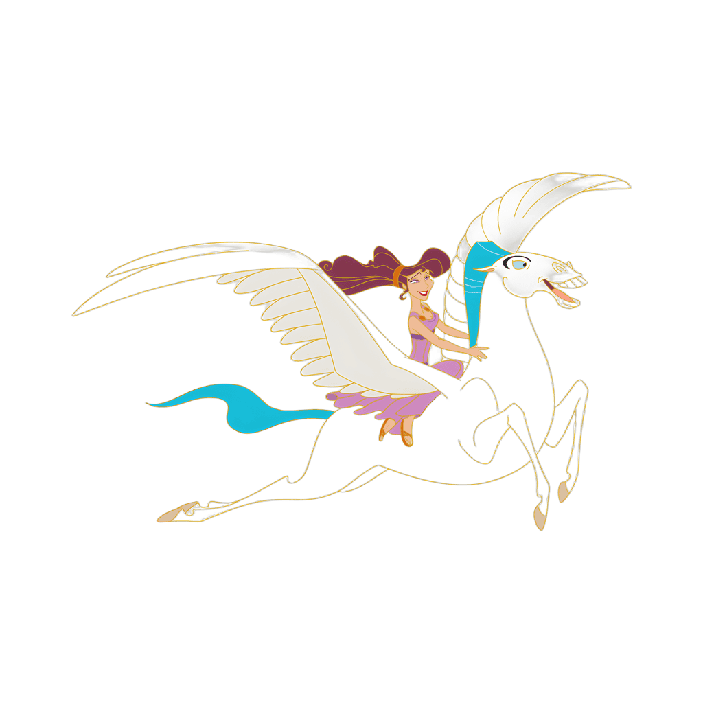 Megara and Pegasus Disney pin