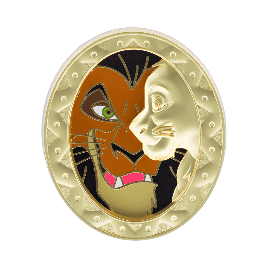 Simba and Scar Disney pin
