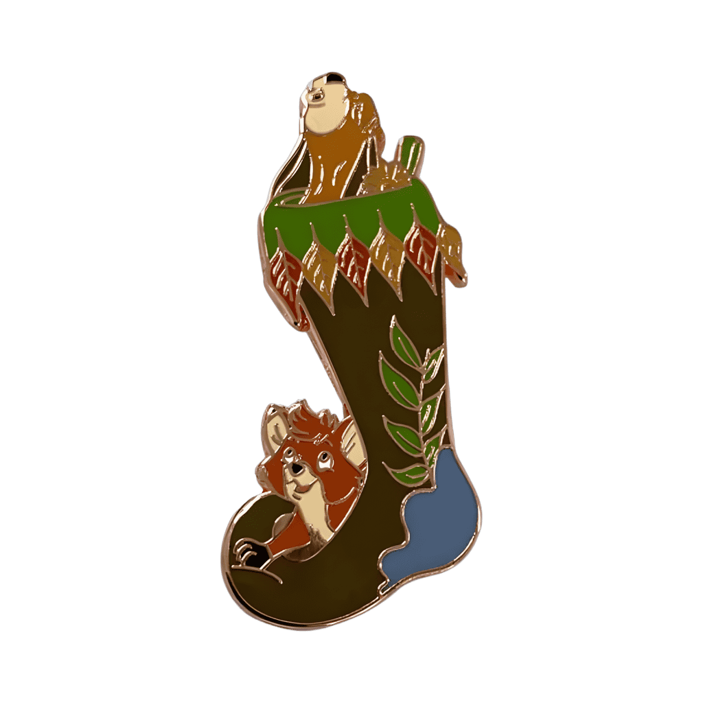 Todd and Copper Disney pin