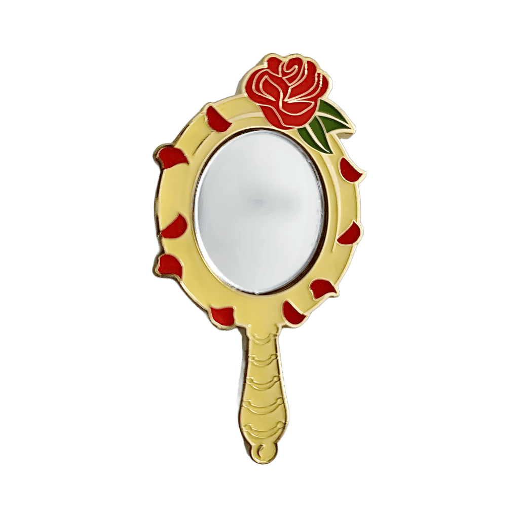 Belle Mirror Disney pin