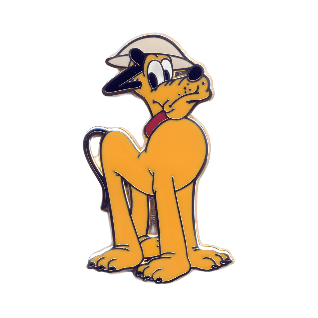 Pluto Saluting Disney pin