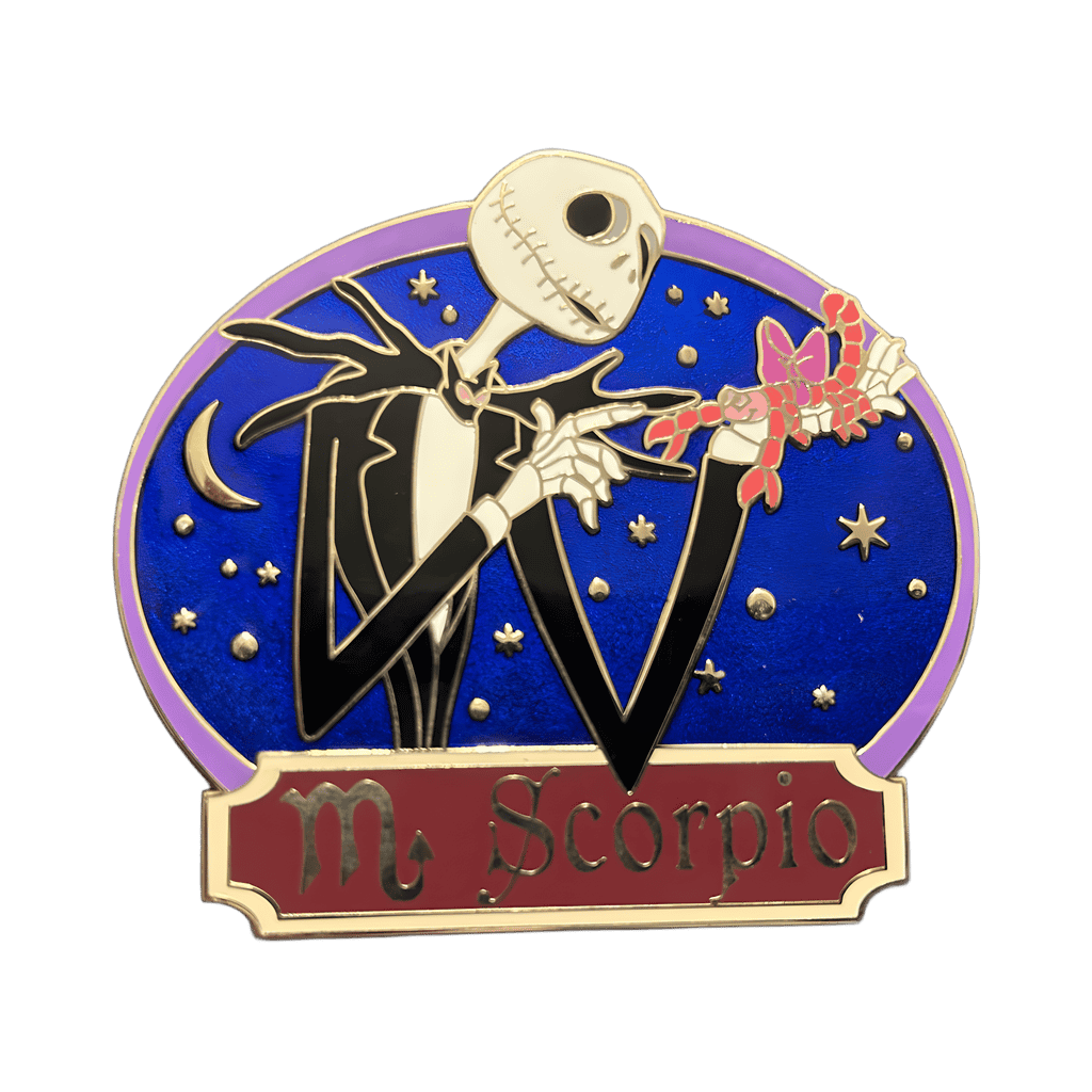 Jack Skellington and Scorpio Disney pin