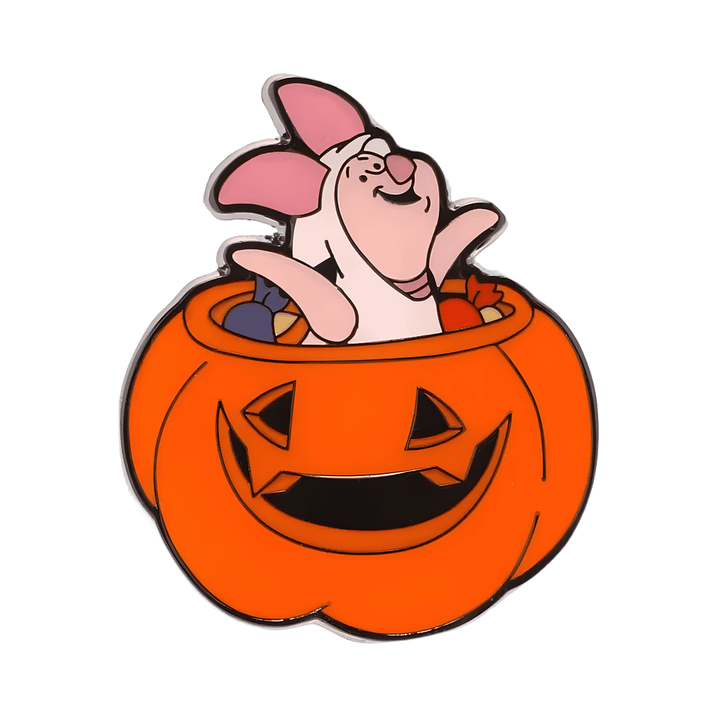 Piglet in Jack-o-Lantern Disney pin