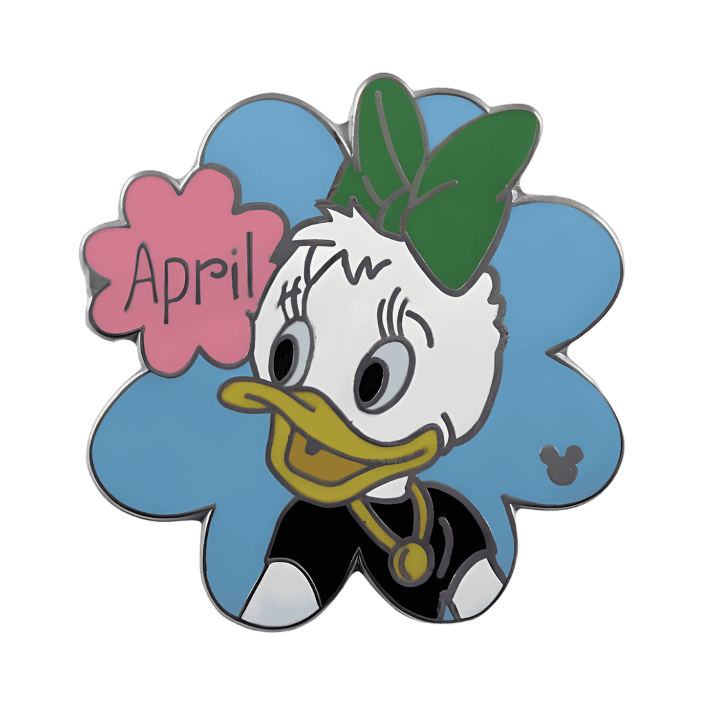 Duck Flower (April) Disney pin