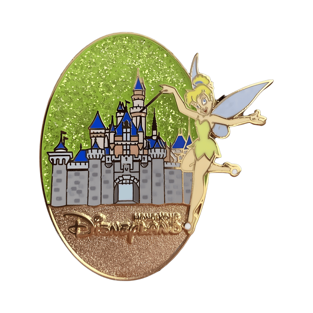 Tinker Bell on a Light Green Background Disney pin