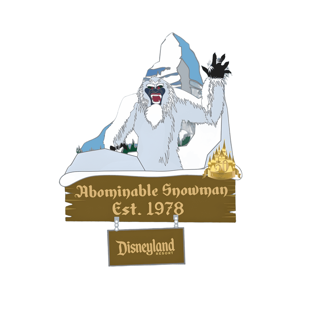 1978 - Appearance of Abominable Snowman Disney pin