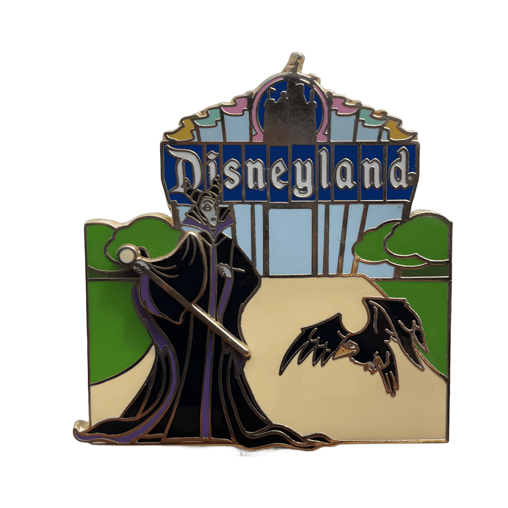 Maleficent and Diablo Disney pin