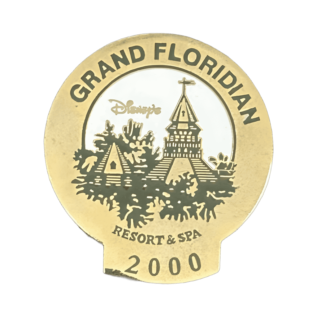 Grand Floridian Resort and Spa Gold Disney pin