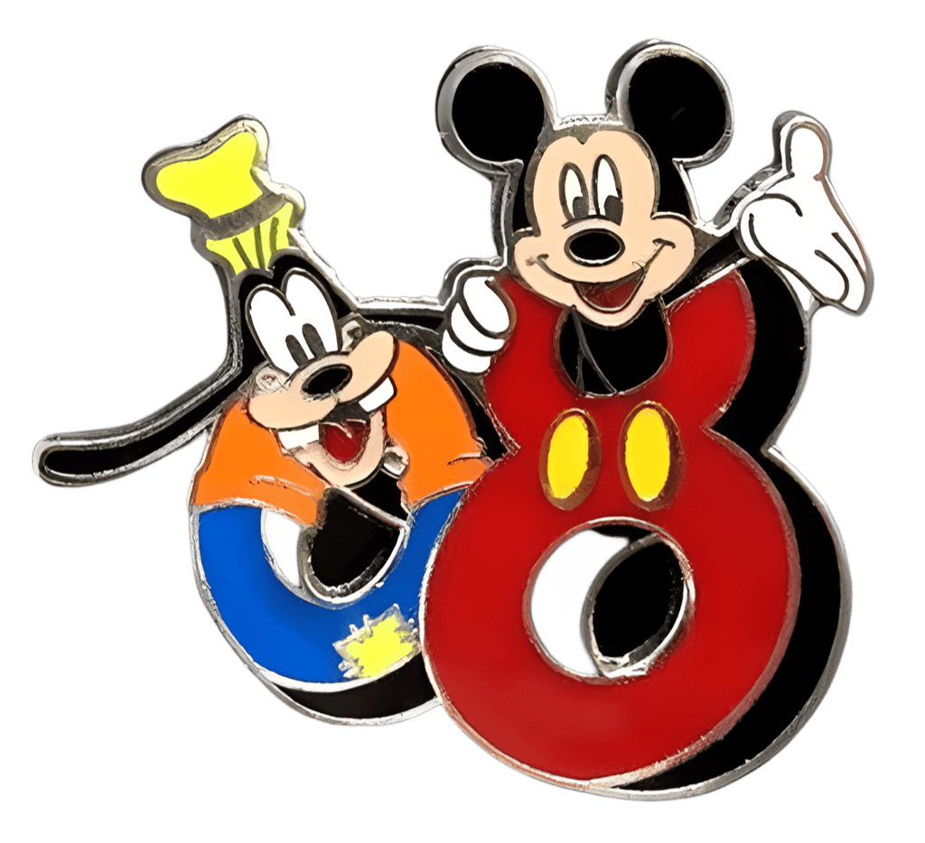 Starter Lanyard - Mickey and Goofy Disney pin