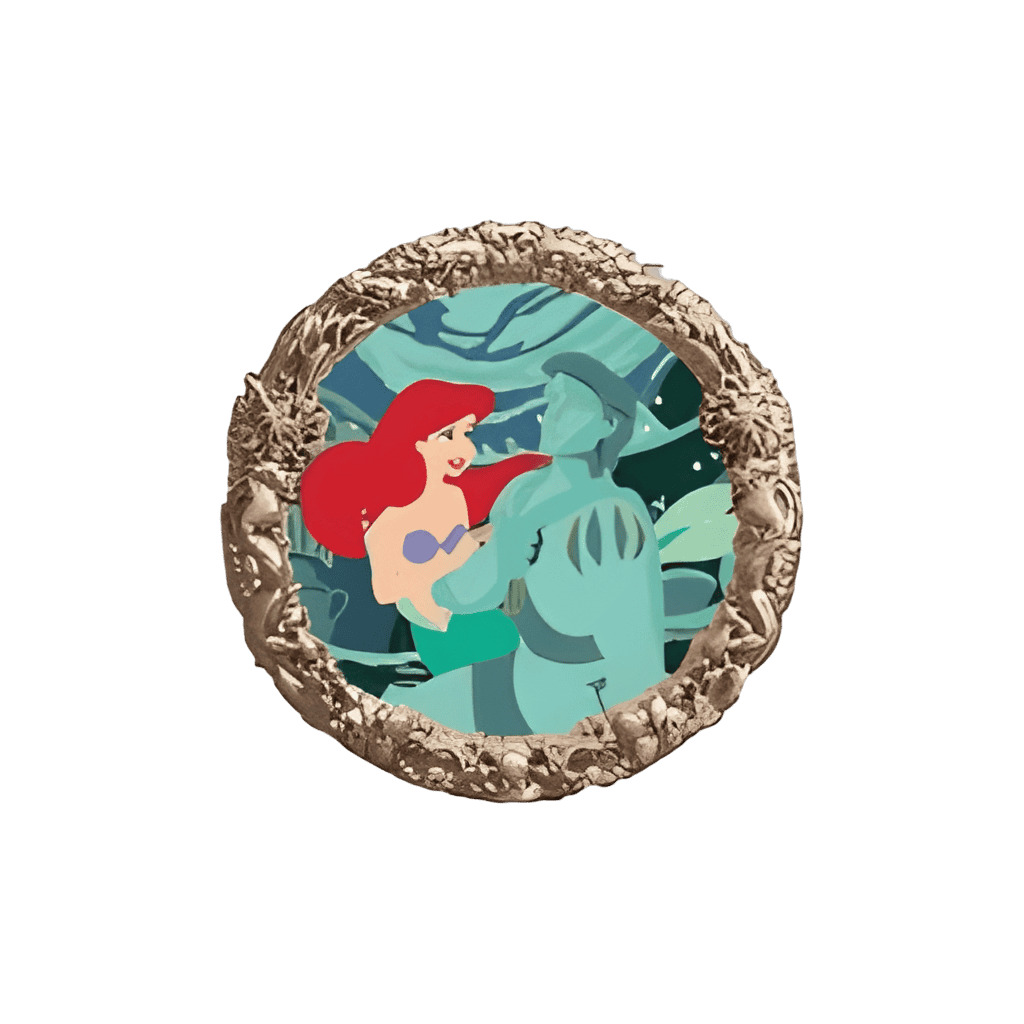 Ariel and Eric Statue - Why, Eric, Run Away with You? Disney pin