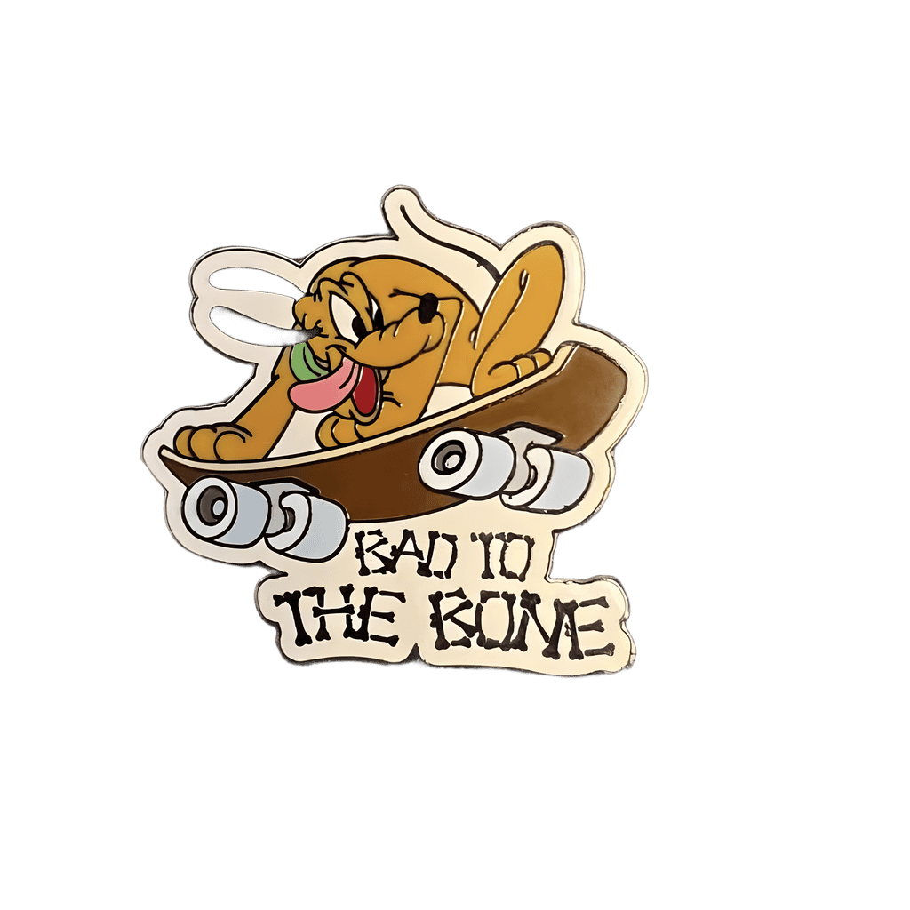 Bad to the Bone - Pluto Skateboarding Disney pin