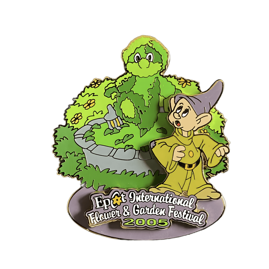 dopey flower and garden Disney pin