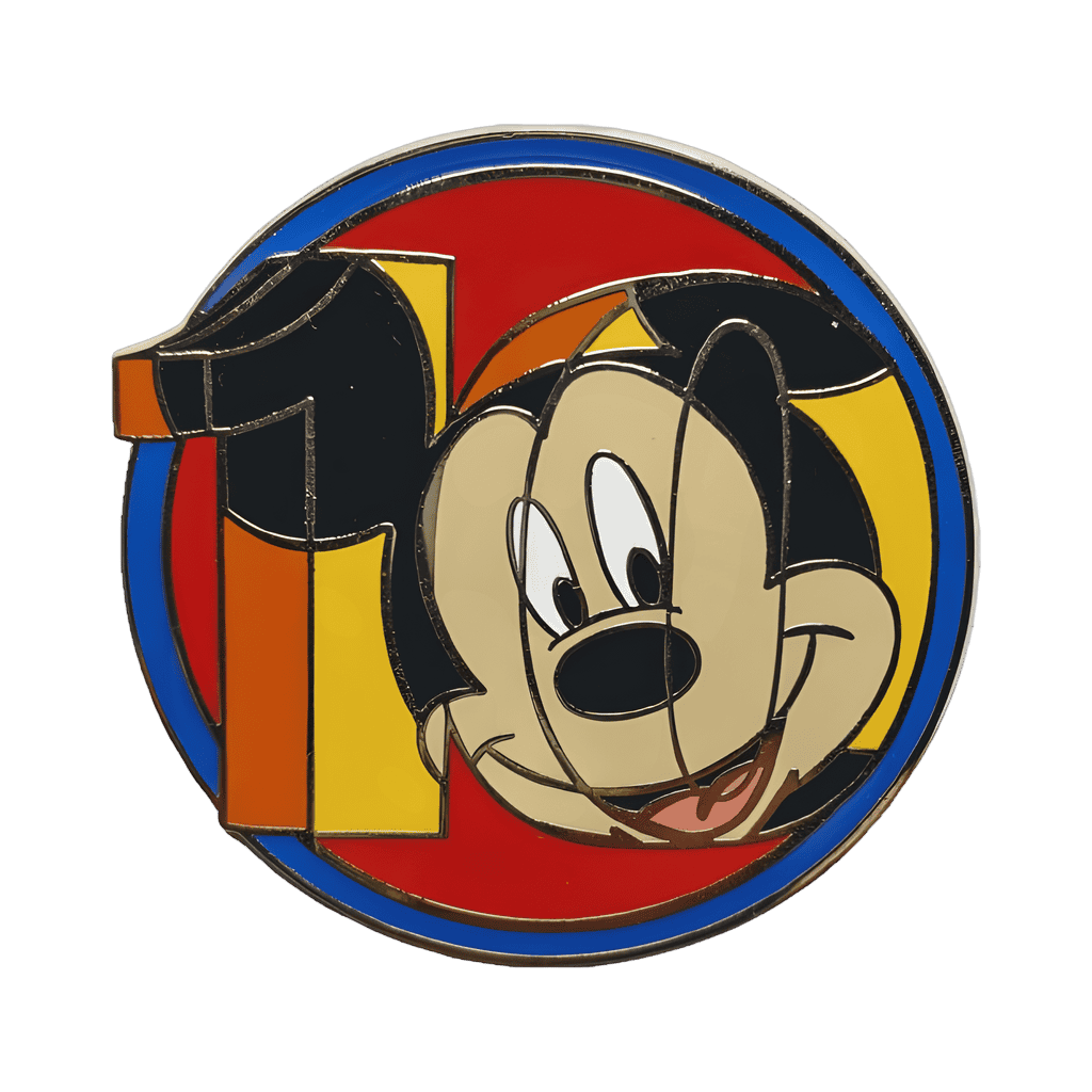 Character Circles Mystery Collection — Mickey Mouse (Red Background) Disney pin