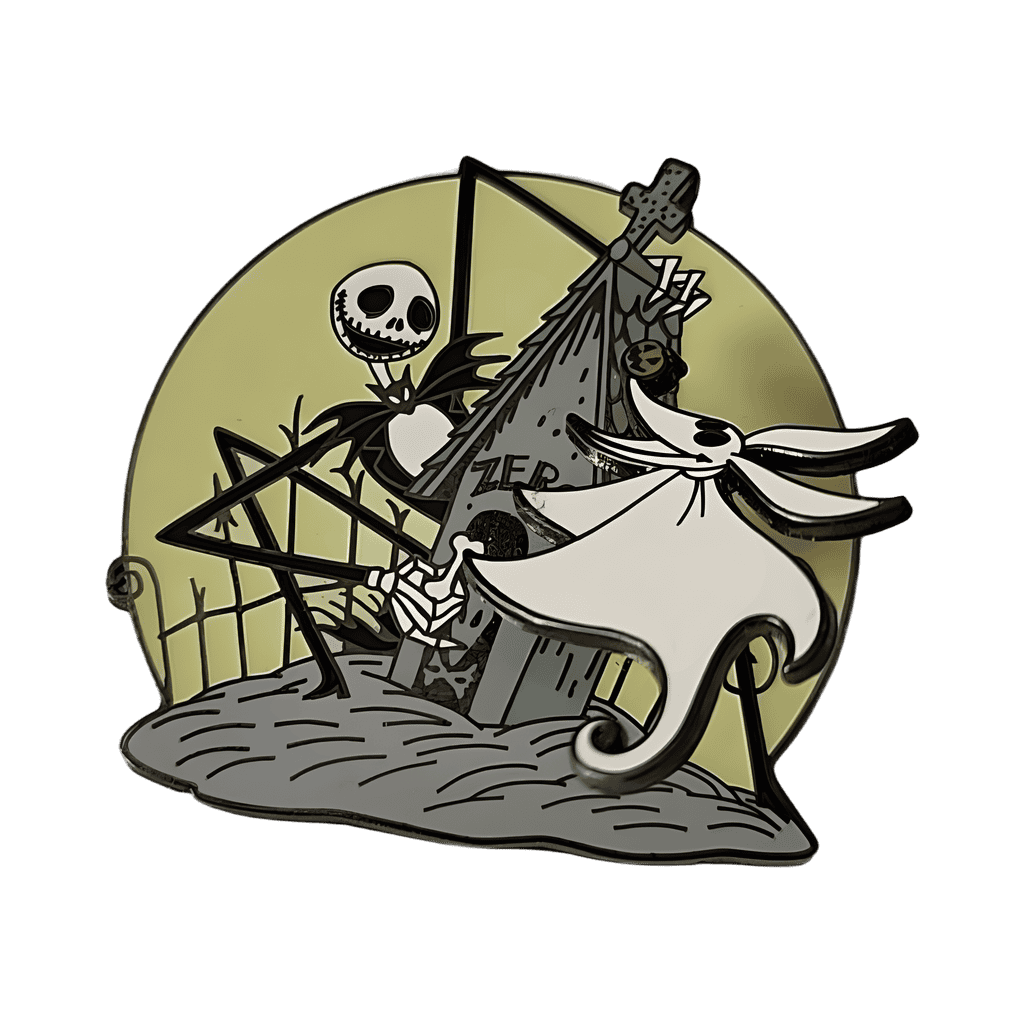 Jack and zero Disney pin