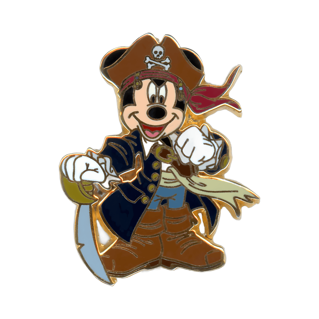Captain Mickey Mouse (Jack Sparrow Mickey) Disney pin
