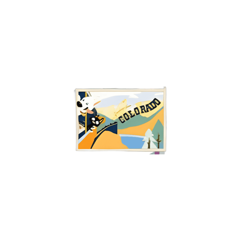 Colorado Postcard Disney pin
