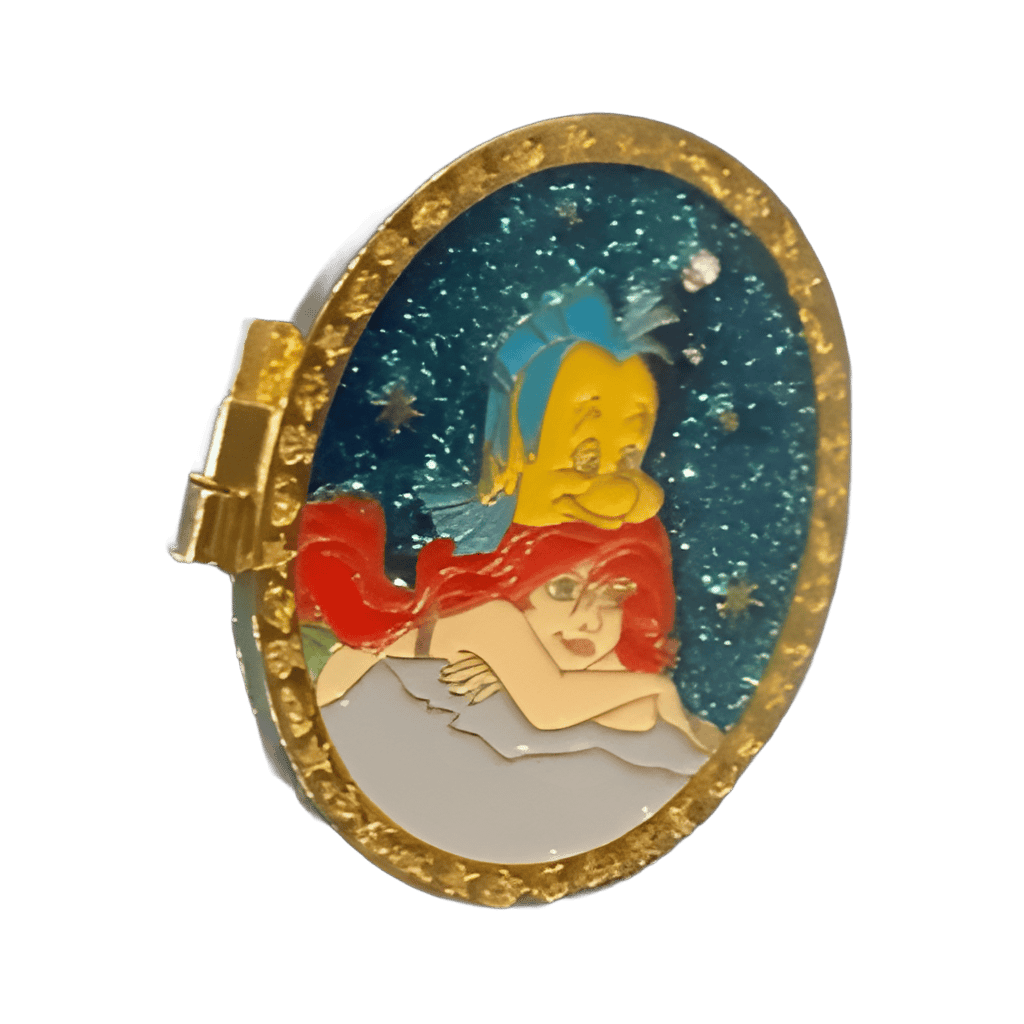 Ariel and Flounder Disney pin