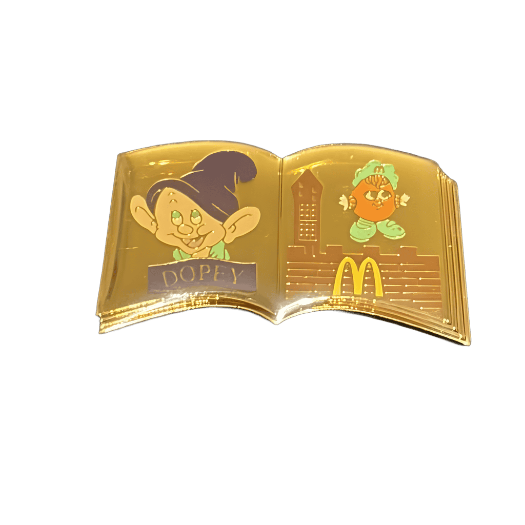 Book with Dopey Disney pin
