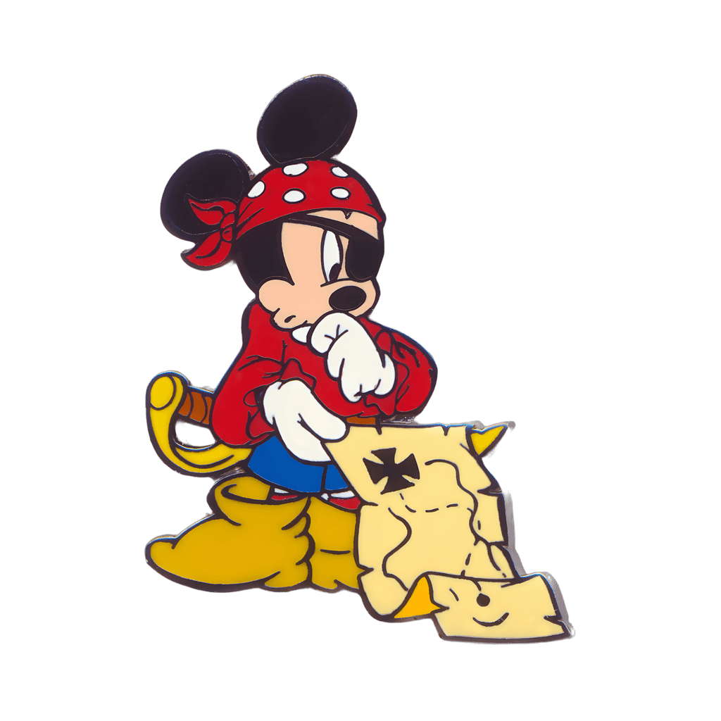 New Orleans Square Pirate Mickey Mouse Disney pin